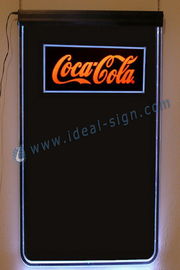 Akrilik floresan Led Pano yazma / ışıklı menü panosu Coca Cola logosu