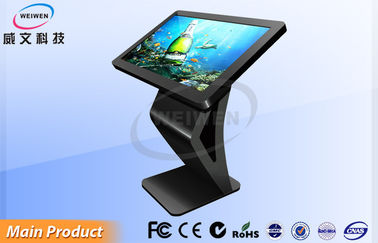 42 inç Zemin Kapalı Kapalı LCD Dijital Tabela Reklam Monitörü Kızılötesi Çoklu Dokunmatik Ekran