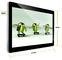 Sert Camlı 32 Inç Yatay Metal Kabuk LCD Monitör Dijital Tabela Ekranı