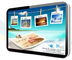 İnce 18.5 inç Yalnız Dijital LCD Ekran Tabela Standı Ultra / Havaalanı LCD Reklam Ekran