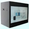 Müze 21.5 &quot;Bağımsız HD Şeffaf LCD Ekran Kutusu / Dokunmatik Ekran Kiosk