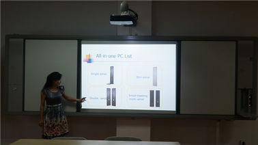 Çift Taraflı Tasarım Parmakla Dokunmatik İnce Etkili Beyaz Tahta HDMI Akıllı Eğitim Sistemi, Mürekkep Kalemi