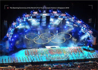 Glux Reklam Singapur 2010 Gençlik Olimpiyat Oyunları için Ekranlar LED