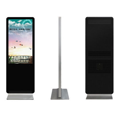 Win 7 OS Kapalı LCD Dijital Tabela 500&#39;li 16: 9 Zemin Ayaklı LCD Kiosk