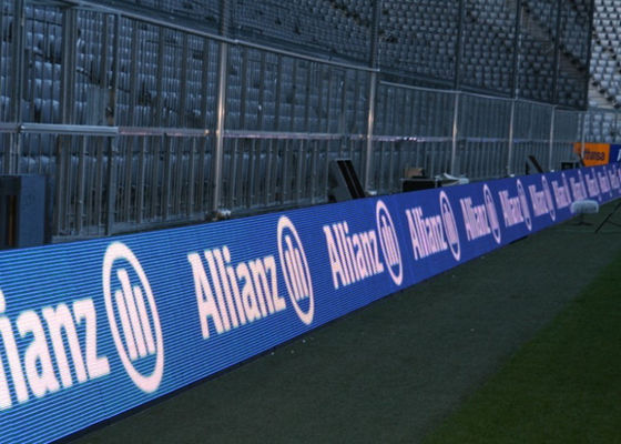 RGB Yüksek Çözünürlüklü Elektronik ekran reklamcılık LED futbol perakende reklam panoları