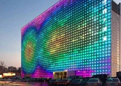 Özel P31.25 Rgb LED Perde Açık Reklam LED Ekran Ekran