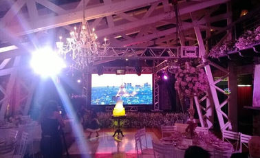 Hafif HD P6.4mm Kapalı Reklam Led Ekran Kiralama, Yüksek Yapı