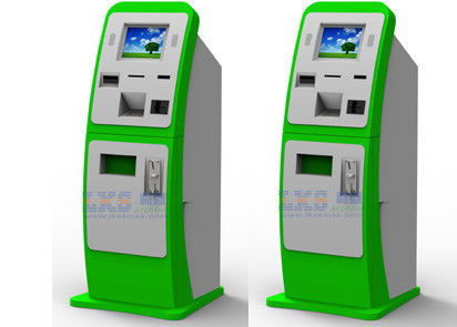 Beyaz Kırmızı Fatura Ödeme Kiosk, UPS Kart Otomat Dispenser Biletleme Değişim Volchers Cihazı